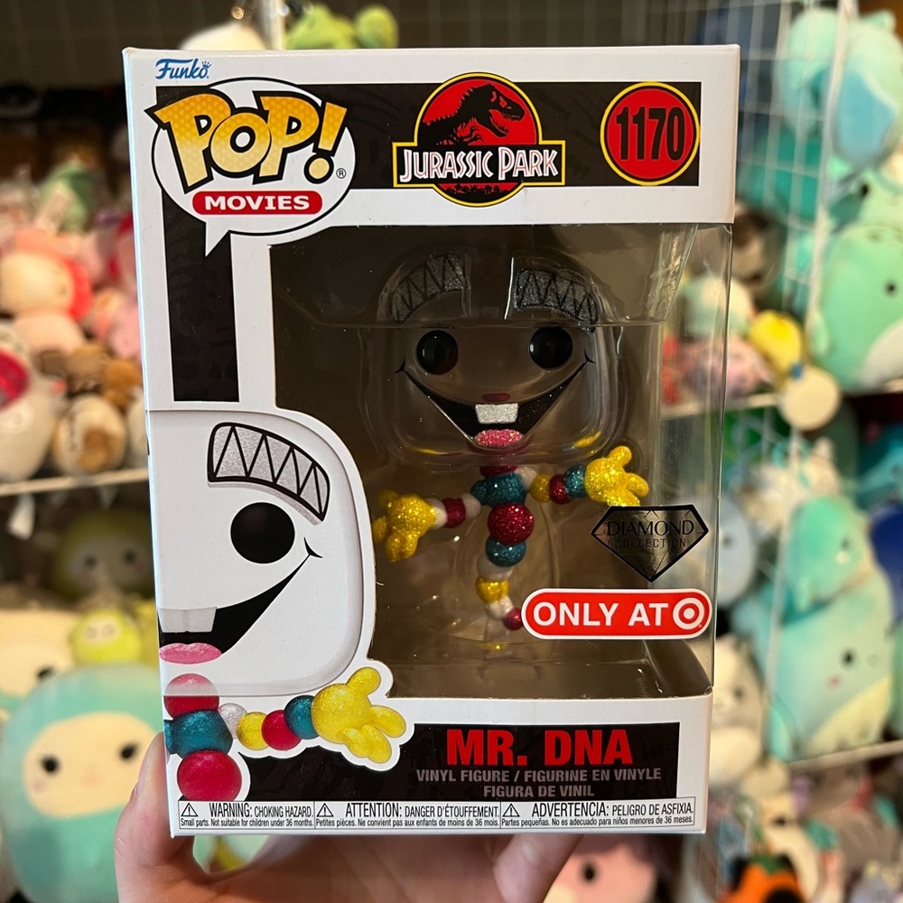 Funko Pop Jurassic Park Mr. DNA Figure Diamond Collection + Target Exclusive